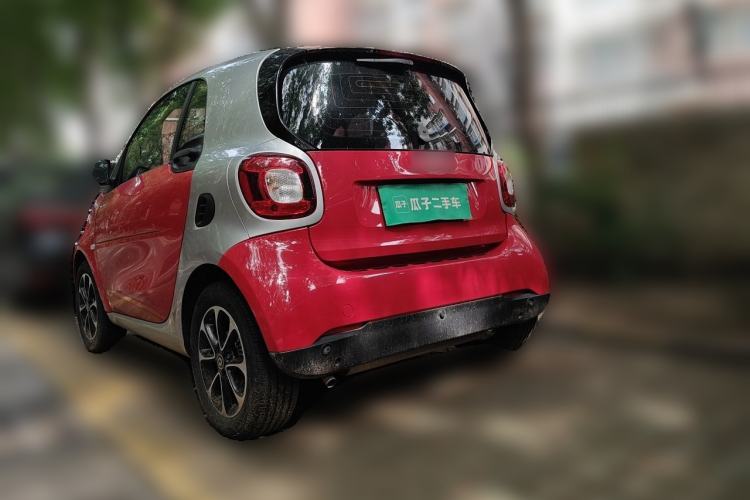 Used smart fortwo 2015 1.0L 52 kW Hardtop Passion Edition Rear Left 45 Deg