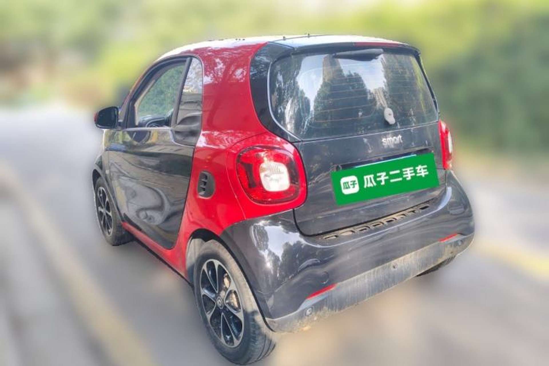 Used smart fortwo 2015 1.0L 52 kW Hardtop Passion Edition Rear Left 45 Deg