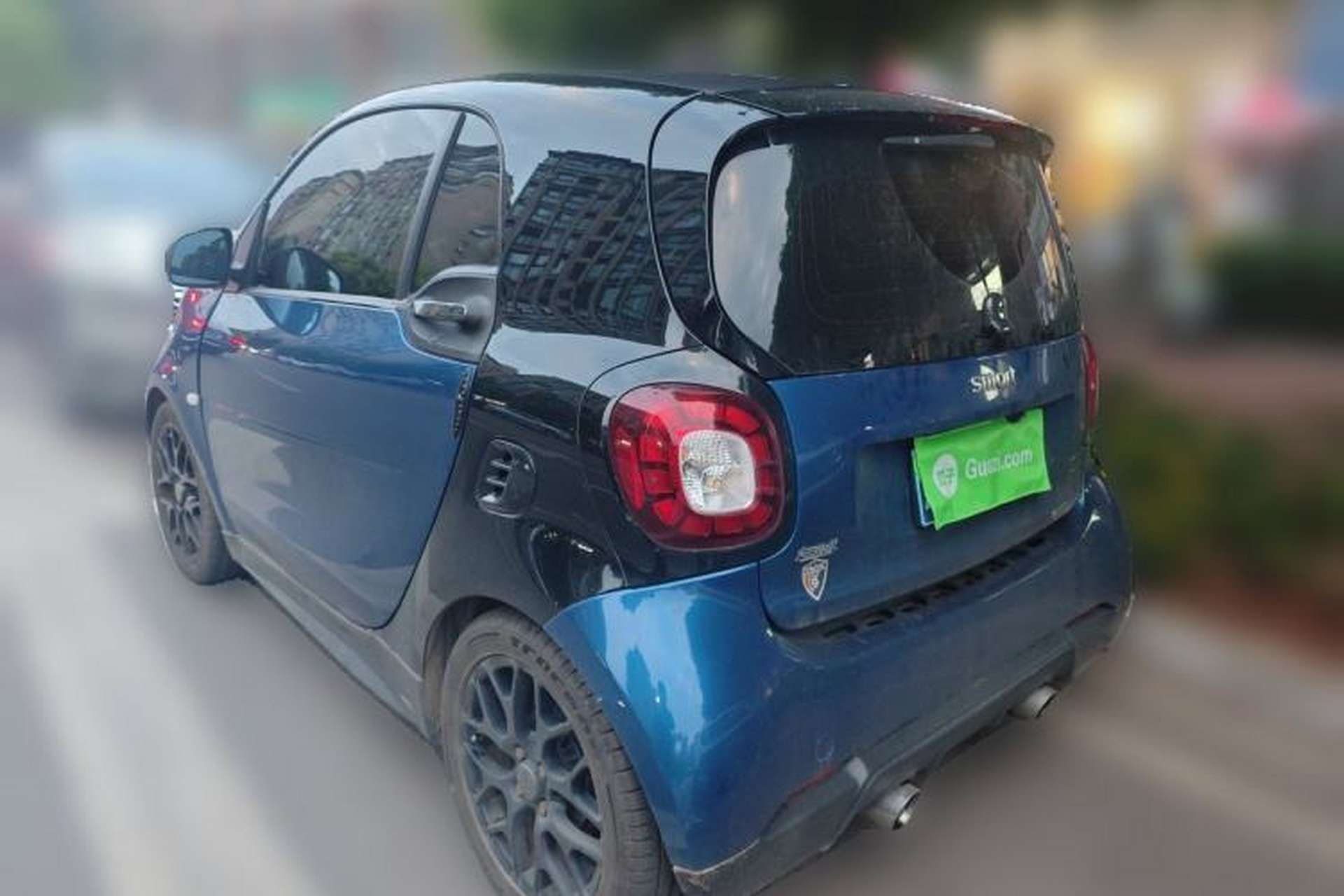 Used smart fortwo 2015 1.0L 52 kW hardtop Dynamic version Rear Left 45 Deg