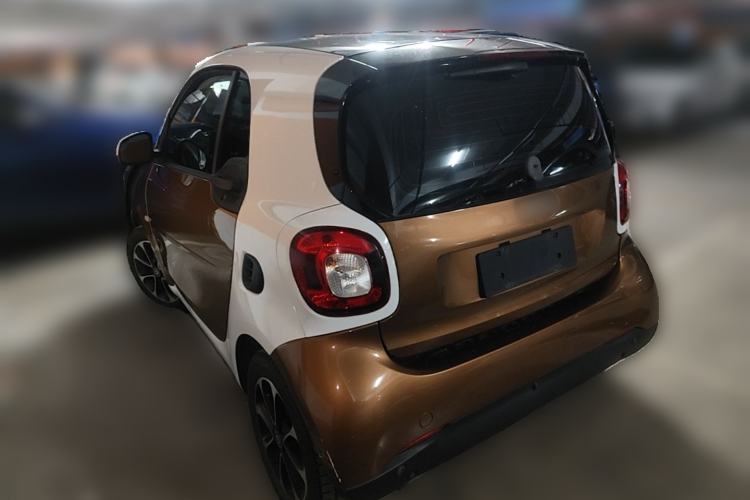Used smart fortwo 2015 1.0L 52 kW Hardtop Passion Edition Rear Left 45 Deg
