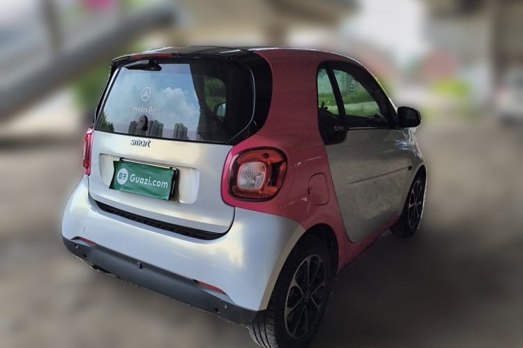 Used smart fortwo 2015 1.0L 52 kW Hardtop Passion Edition Rear Right 45 Deg