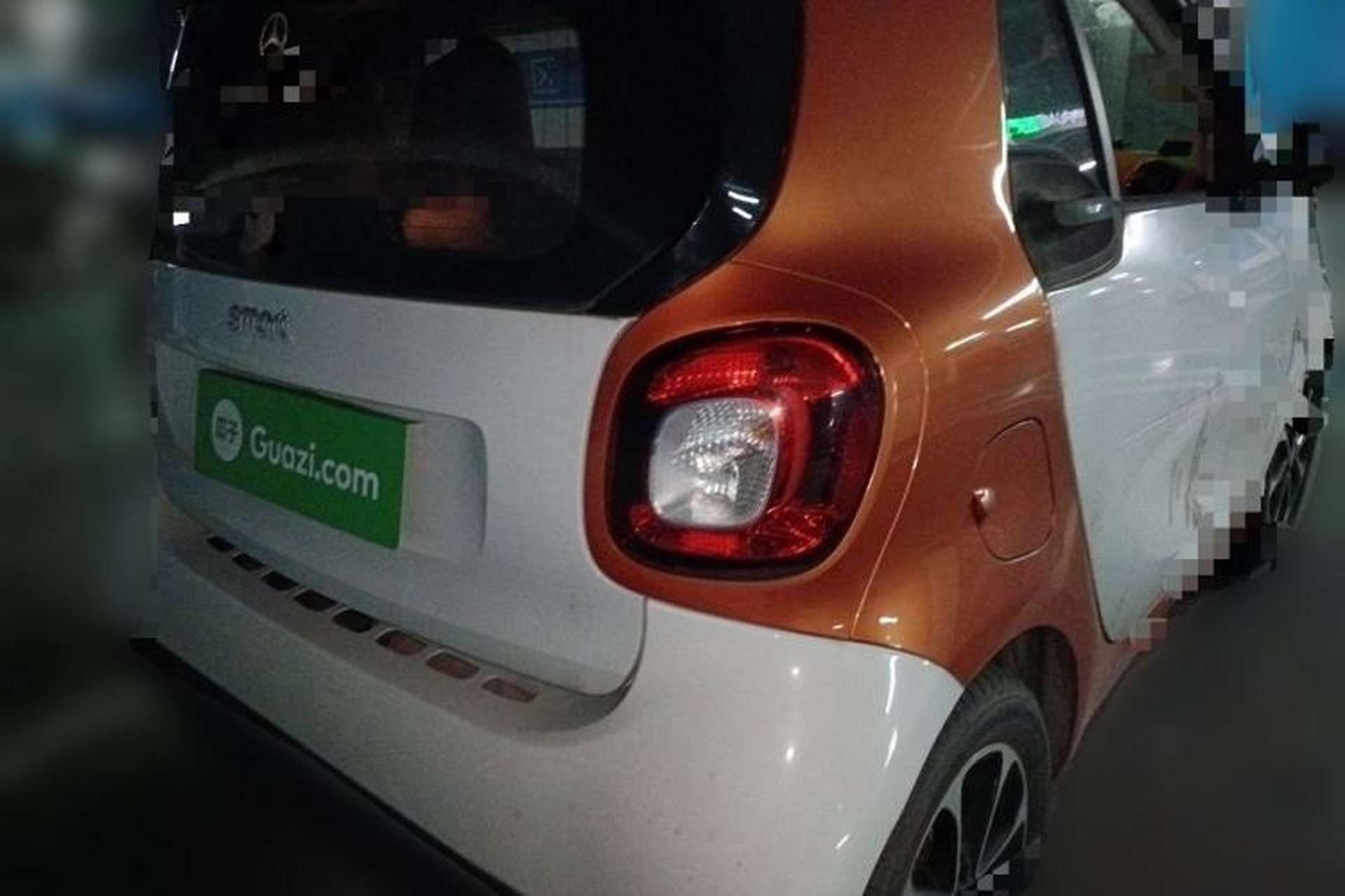 Used smart fortwo 2015 1.0L 52 kW Hardtop Passion Edition Rear Right 45 Deg