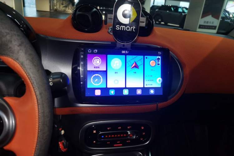Used smart fortwo 2015 1.0L 52 kW Hardtop Passion Edition Audio And AC Panel