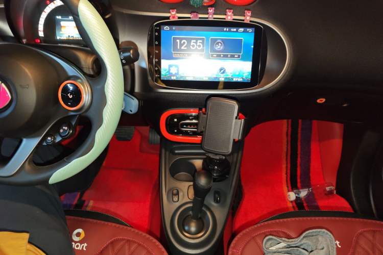 Used smart fortwo 2015 1.0L 52 kW Hardtop Passion Edition Audio And AC Panel