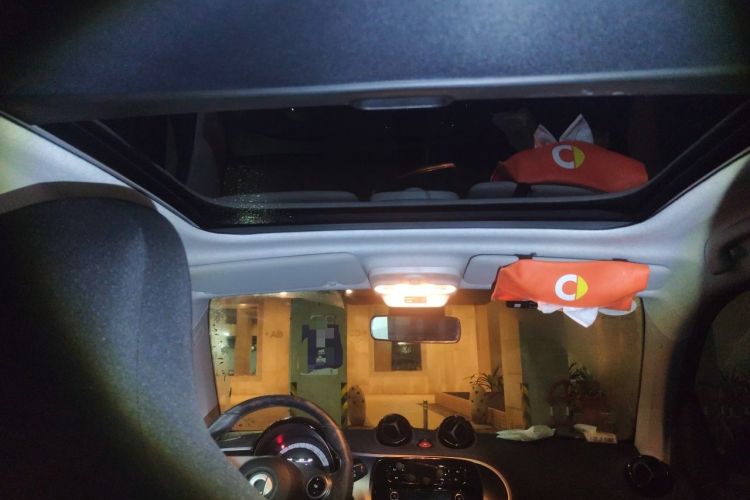 Used smart fortwo 2015 1.0L 52 kW Hardtop Passion Edition Headliner