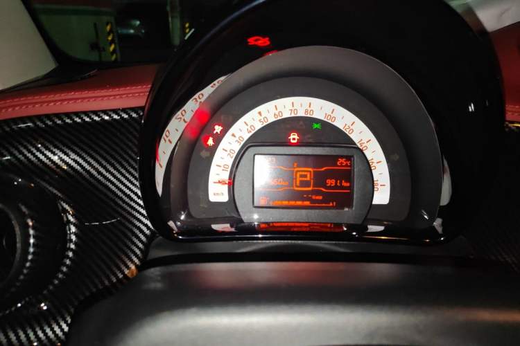 Used smart fortwo 2015 1.0L 52 kW hardtop Dynamic version Instrument Cluster