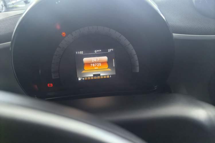 Used smart fortwo 2015 1.0L 52 kW Hardtop Passion Edition Odometer Close Up