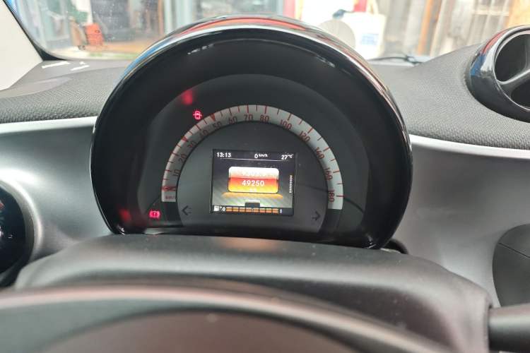 Used smart fortwo 2015 1.0L 52 kW Hardtop Passion Edition Odometer Close Up
