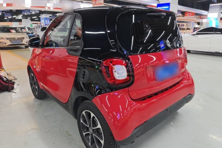 Used smart fortwo 2015 1.0L 52 kW Hardtop Passion Edition Rear Left 45 Deg
