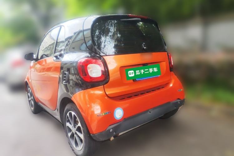 Used smart fortwo 2015 1.0L 52 kW Hardtop Passion Edition Rear Left 45 Deg