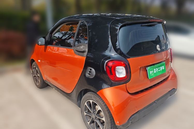 Used smart fortwo 2015 1.0L 52 kW Hardtop Passion Edition Rear Left 45 Deg