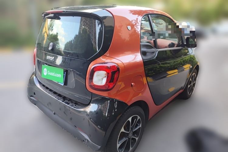 Used smart fortwo 2015 1.0L 52 kW Hardtop Passion Edition Rear Right 45 Deg
