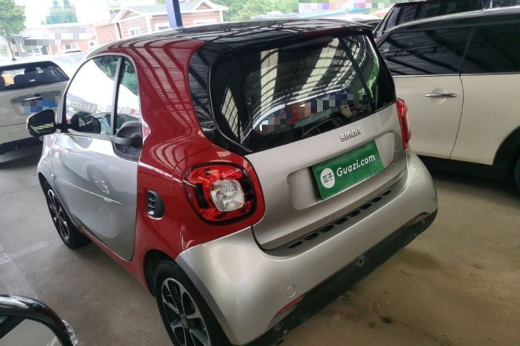 Used smart fortwo 2015 1.0L 52 kW Hardtop Passion Edition Rear Left 45 Deg