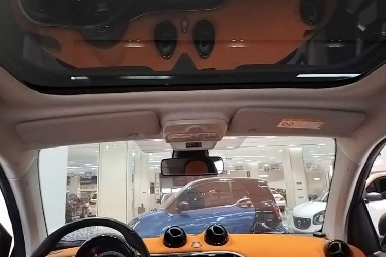 Used smart fortwo 2015 1.0L 52 kW Hardtop Passion Edition Headliner