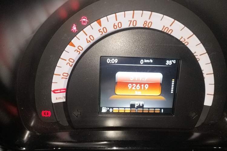 Used smart fortwo 2015 1.0L 52 kW Hardtop Passion Edition Instrument Cluster