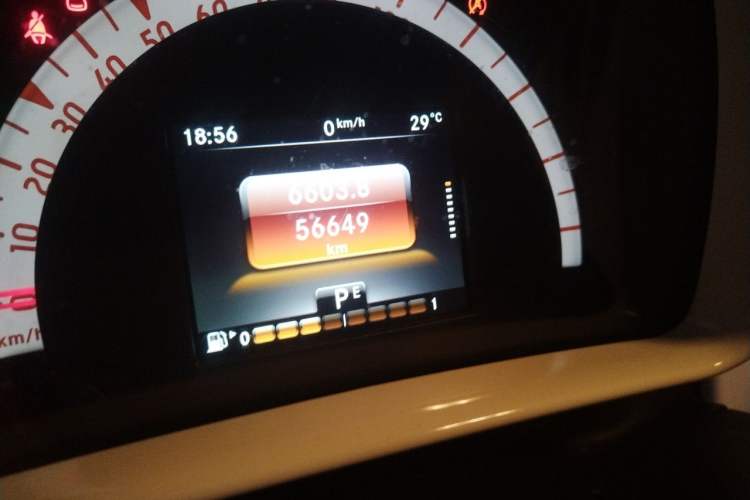 Used smart fortwo 2015 1.0L 52 kW Hardtop Passion Edition Odometer Close Up