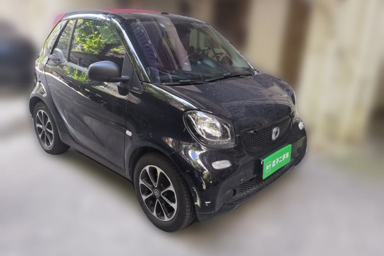 Used smart fortwo 2016 1.0L 52 kW Convertible Passion Edition Front Right 45 Deg