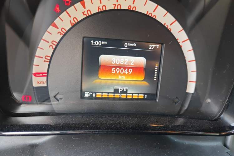 Used smart fortwo 2016 0.9T 66kW Hardtop Pioneer Edition Odometer Close Up