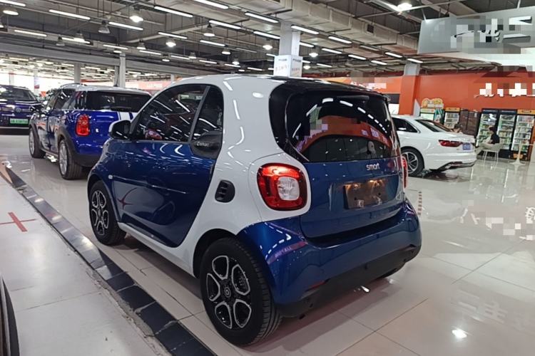 Used smart fortwo 2016 0.9T 66kW Hardtop Pioneer Edition Rear Left 45 Deg