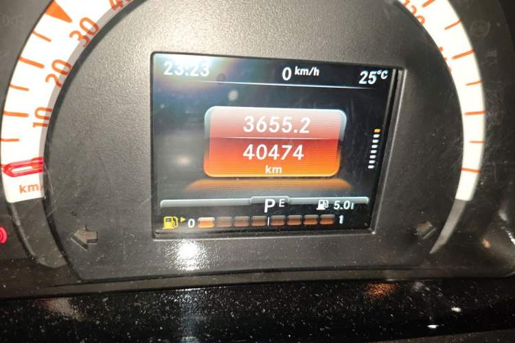 Used smart fortwo 2016 1.0L 52 kW Convertible Passion Edition Odometer Close Up