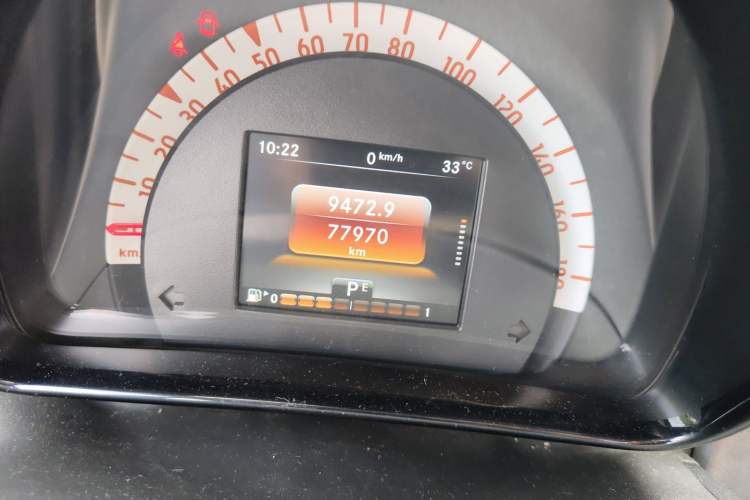 Used smart fortwo 2016 0.9T 66kW Hardtop Pioneer Edition Odometer Close Up