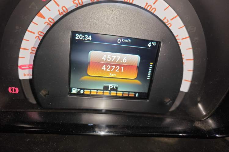 Used smart fortwo 2016 0.9T 66kW Hardtop Pioneer Edition Odometer Close Up