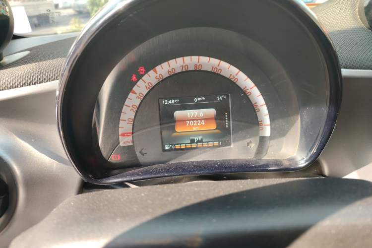 Used smart fortwo 2016 0.9T 66 kW Convertible Pioneer Edition Odometer Close Up