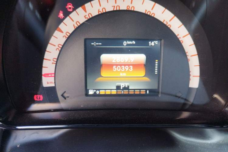 Used smart fortwo 2016 0.9T 66kW Hardtop Pioneer Edition Odometer Close Up