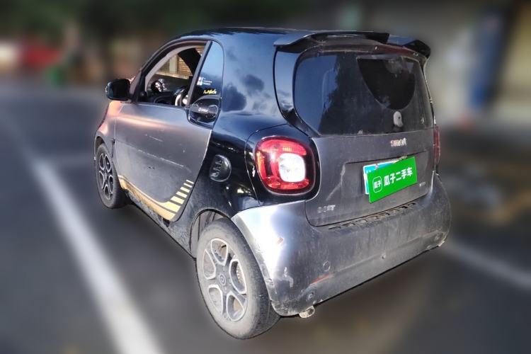 Used smart fortwo 2016 0.9T 66kW Hardtop Pioneer Edition Rear Left 45 Deg