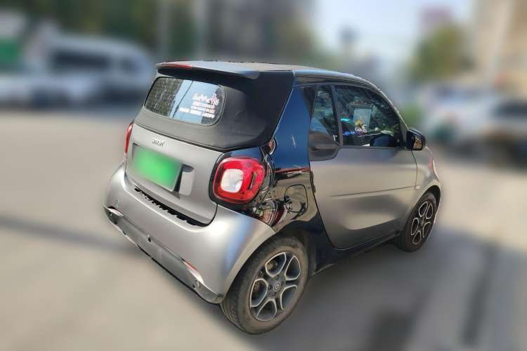 Used smart fortwo 2016 0.9T 66 kW Convertible Pioneer Edition Rear Right 45 Deg