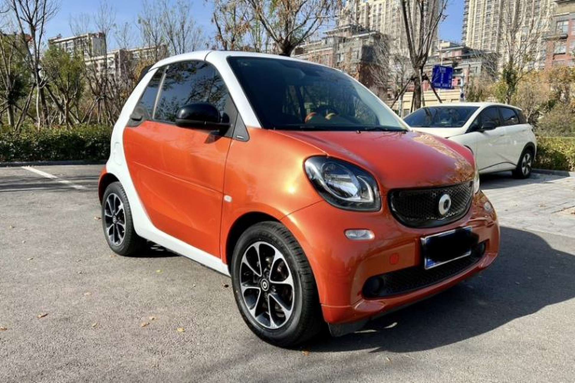 Used smart fortwo 2016 1.0L 52 kW Convertible Passion Edition Exterior 2