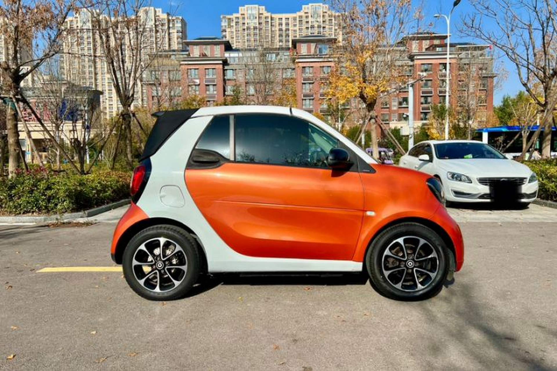 Used smart fortwo 2016 1.0L 52 kW Convertible Passion Edition Exterior 3
