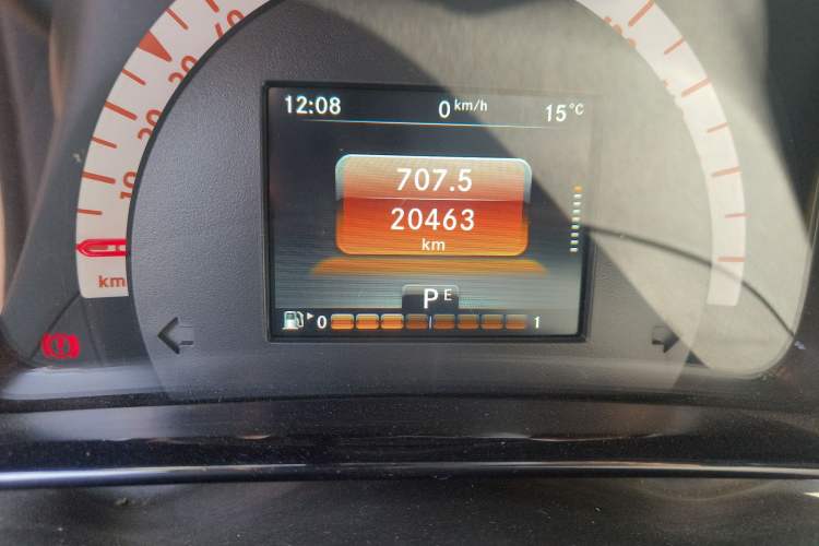 Used smart fortwo 2016 0.9T 66 kW Convertible Pioneer Edition Odometer Close Up