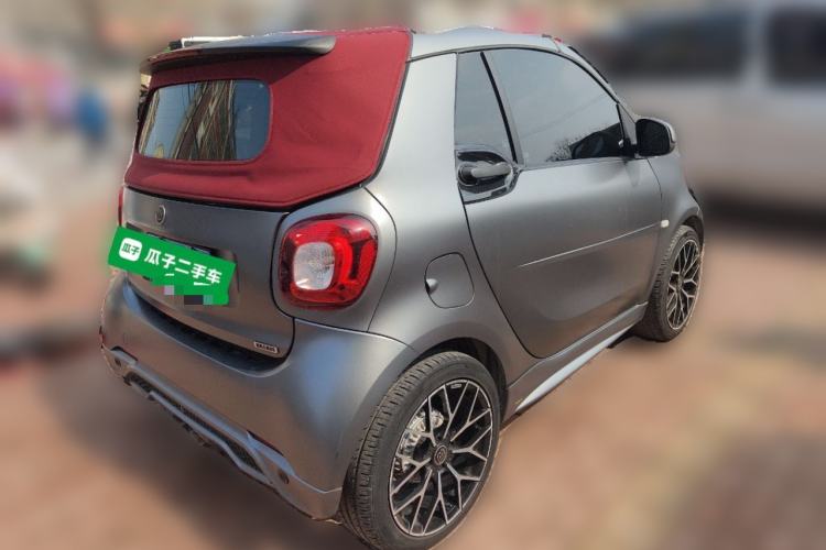 Used smart fortwo 2016 0.9T 66 kW Convertible Pioneer Edition Rear Right 45 Deg