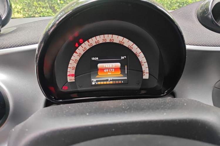 Used smart fortwo 2016 0.9T 66kW Hardtop Pioneer Edition Odometer Close Up