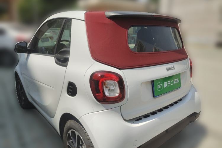 Used smart fortwo 2016 1.0L 52 kW Convertible Passion Edition Rear Left 45 Deg