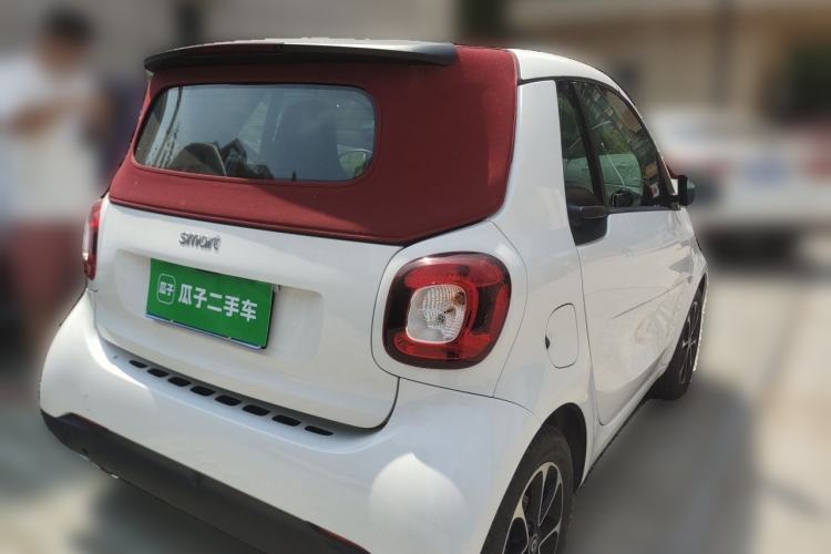 Used smart fortwo 2016 1.0L 52 kW Convertible Passion Edition Rear Right 45 Deg