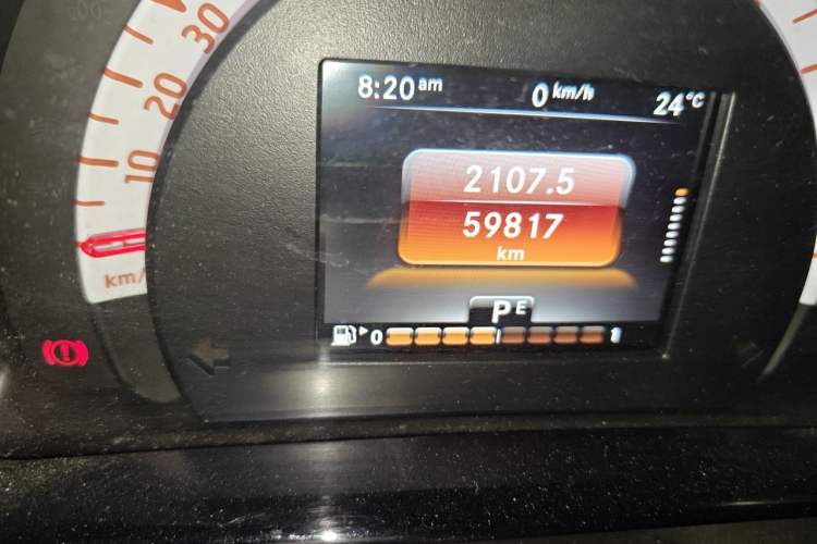 Used smart fortwo 2017 1.0L 52kW Hardtop Affection Special Edition Odometer Close Up