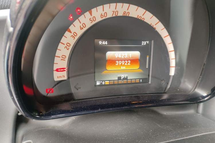Used smart fortwo  Odometer Close Up