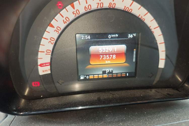 Used smart fortwo 2017 1.0L 52kW Hardtop Affection Special Edition Odometer Close Up