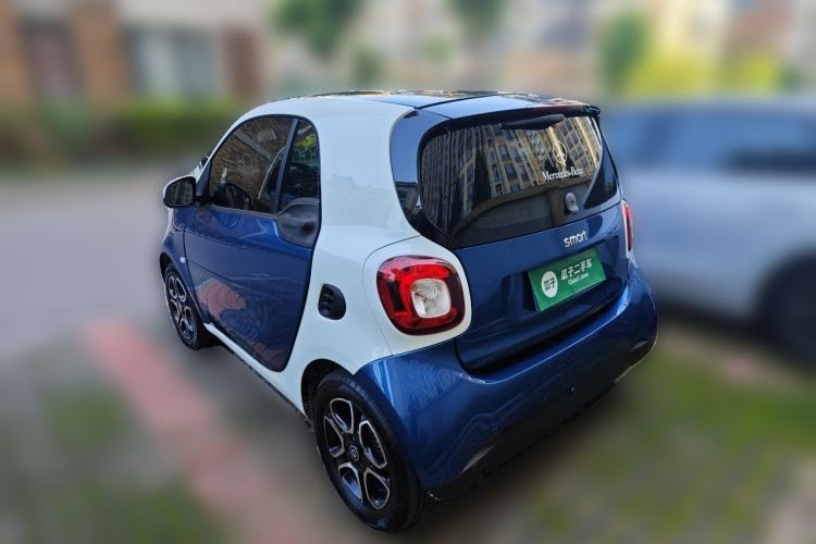 Used smart fortwo 2017 Model 0.9T 66 kW Melon Blue Special Edition China V Standard Rear Left 45 Deg
