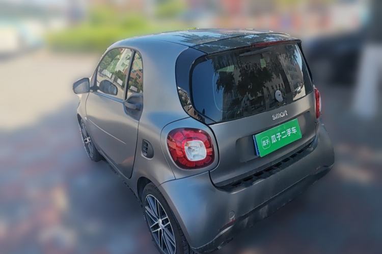 Used smart fortwo 2017 1.0L 52kW Grey Gravity Special Edition China V Emission Standard Rear Left 45 Deg