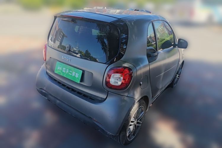 Used smart fortwo 2017 1.0L 52kW Grey Gravity Special Edition China V Emission Standard Rear Right 45 Deg