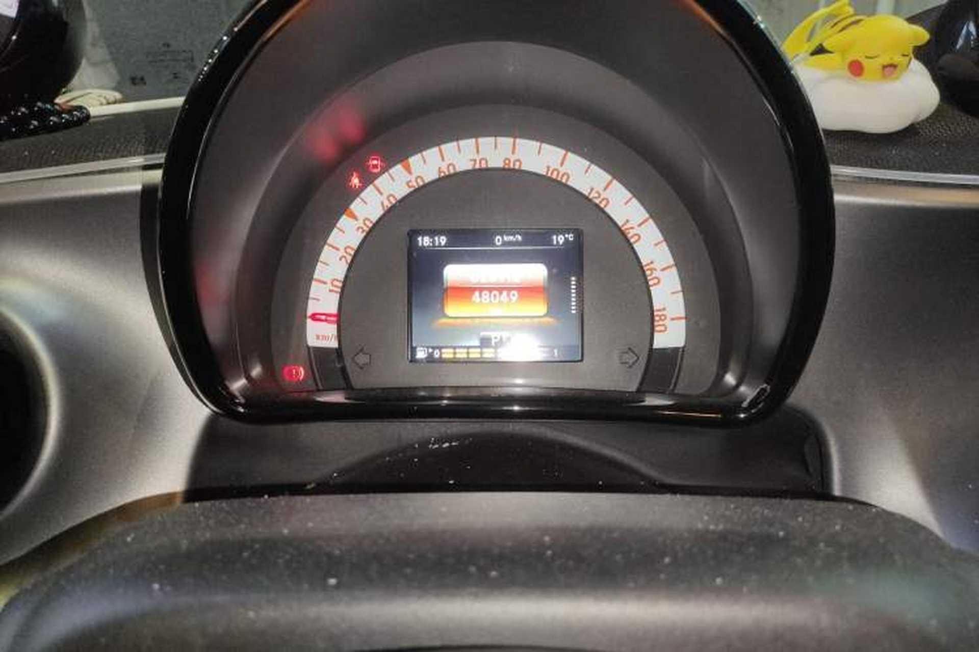 Used smart fortwo 2017 1.0L 52kW New Sound Special Edition China V Emission Standard Odometer Close Up