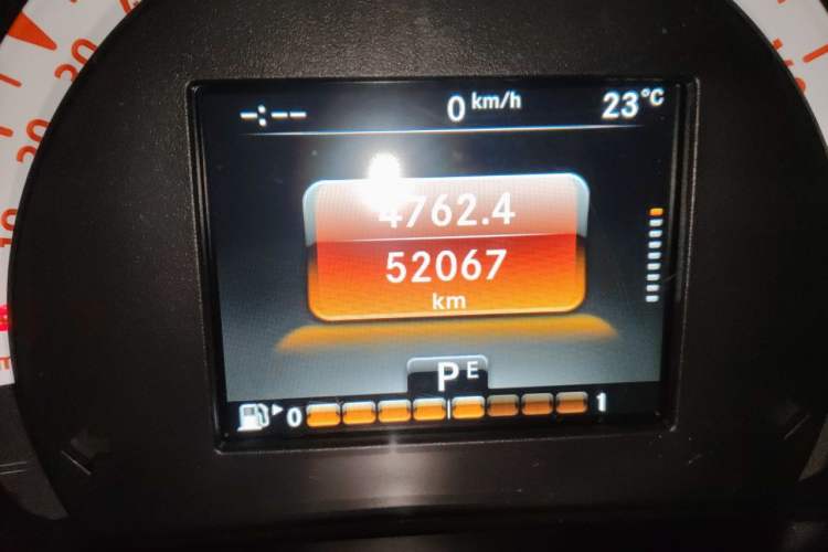 Used smart fortwo 2017 1.0L 52kW Hardtop Affection Special Edition Odometer Close Up