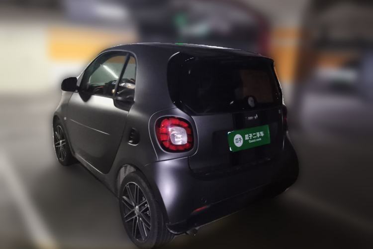 Used smart fortwo 2017 1.0L 52kW Grey Gravity Special Edition China V Emission Standard Rear Left 45 Deg