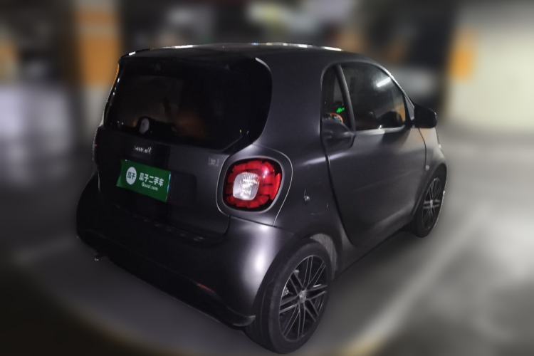 Used smart fortwo 2017 1.0L 52kW Grey Gravity Special Edition China V Emission Standard Rear Right 45 Deg