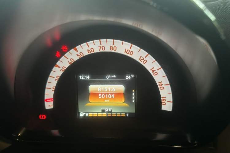 Used smart fortwo 2017 1.0L 52kW New Sound Special Edition China V Emission Standard Odometer Close Up