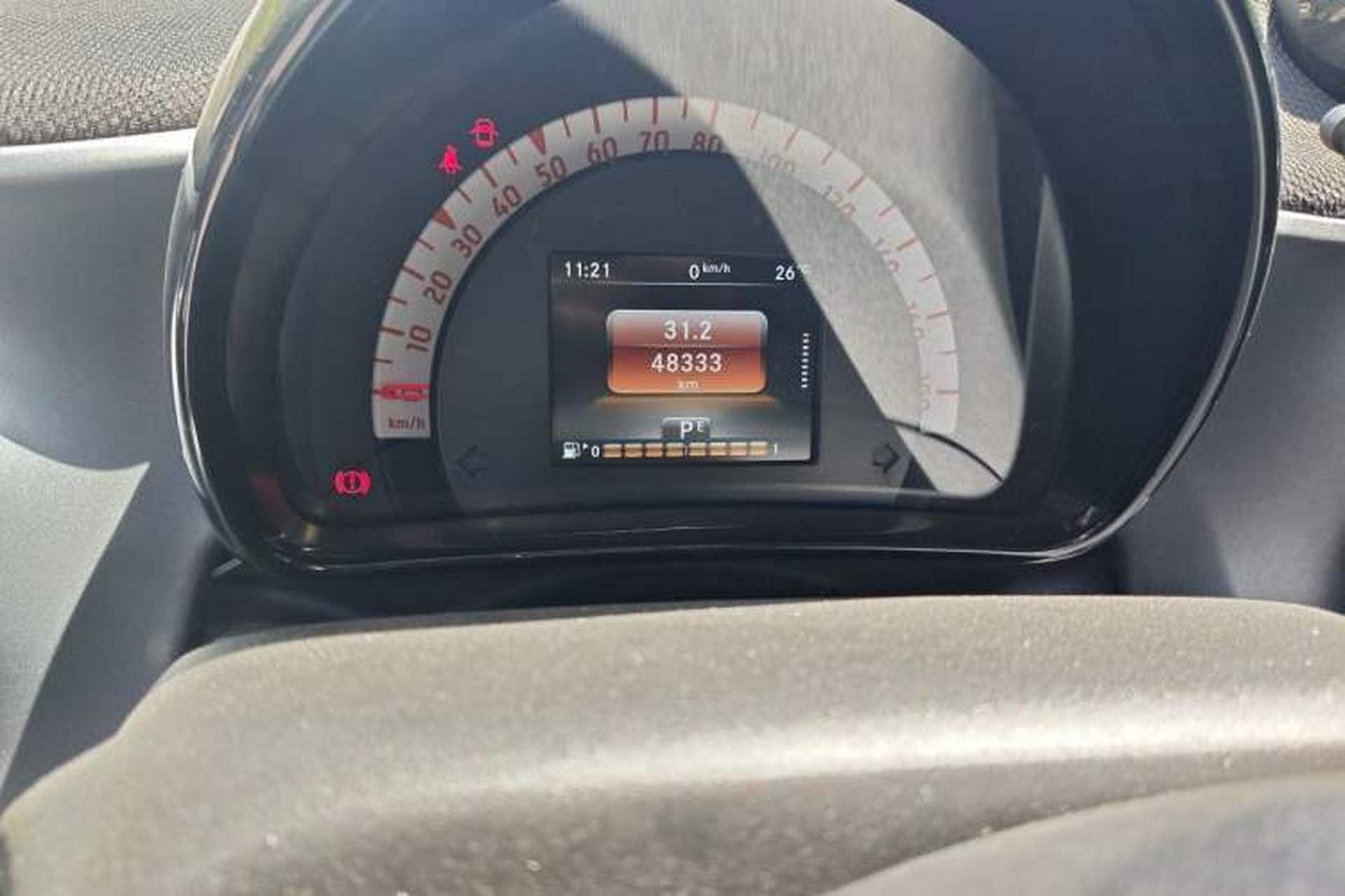Used smart fortwo 2017 1.0L 52kW New Sound Special Edition China V Emission Standard Odometer Close Up