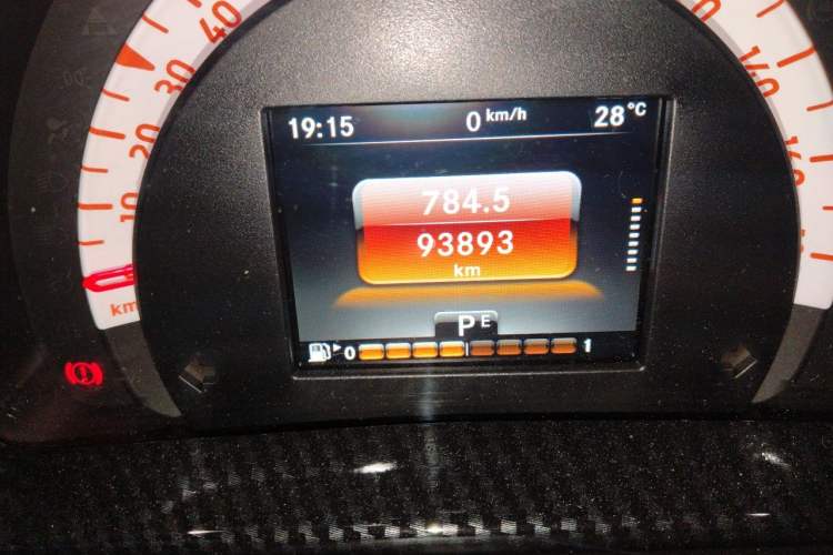 Used smart fortwo 2018 0.9T 66kW Hardtop Pioneer Edition China V Emission Standard Odometer Close Up